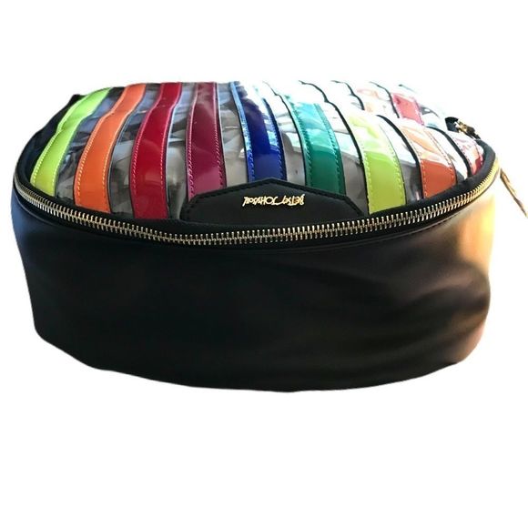 NWT $88 Betsey Johnson | Spotted In Stripes | Rainbow Backpack - Picture 9 of 15